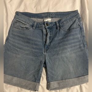 Parasuco Light Blue Denim Shorts
